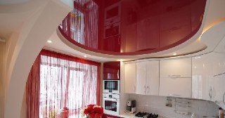 Натяжной потолок на кухню Абакан, цена от 6360 руб.